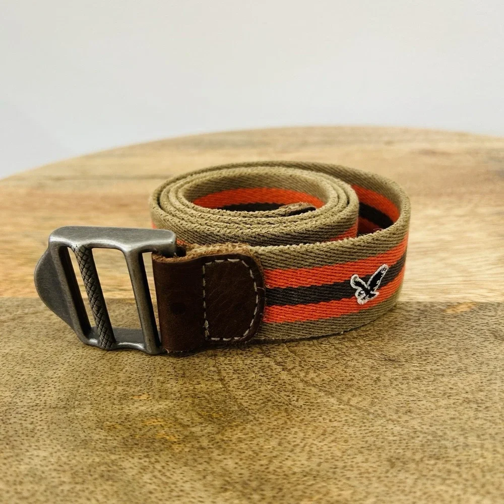 Vintage Y2K American Eagle Outfitters Striped Belt 42